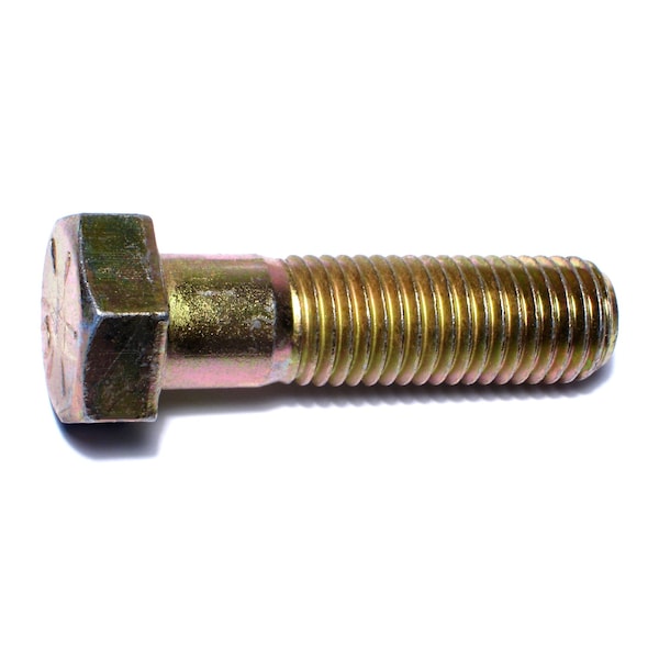 Midwest Fastener Grade 8, 3/4"-10 Hex Head Cap Screw, Zinc Yellow Steel, 2-3/4 in L, 10 PK 00806 - main